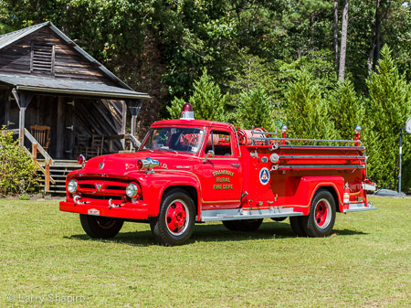 Tramway FD 1954 Ford Oren fire engine Larry Shapiro Photography shapirophotography.net E-ONE e-MAX